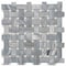 Apollo Tile 12x12 Bardiglio Nuvolato, Eastern White Marble Floor and Wall Mosaic Tile 5 sqft/case, 5PK APLSE88B14A - alternate 5