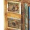 Homeroots 44in Brown Green and Gray Solid Wood Three Drawer Sideboard with Two Doors 389708 - alternate 2