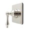 Kingston Brass Single-Handle Six-Way Diverter Valve with Square Trim Kit, Polished Nickel KS4046AL - alternate 1