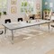 Flash Furniture Wren 72 in x 30 in Adjustable Height Activity Table, Thermal Laminate Top, Short Legs, Light Gray XU-A3072-REC-LTGRY-T-P-GG - alternate 4