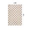 World Rug Gallery Beige Block Shag Area Rug 4 ft x 6 ft Beige WR118BEIGE4X6 - alternate 2