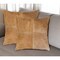 Homeroots Set of Two 18" Tan Cowhide Throw Pillows, 2PK 544616 - alternate 1