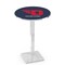 Holland Bar Stool Co 36" Chrome University of Dayton Pub Table, 36" dia. Top L217C3636DytnUn - alternate 1