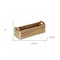 Homeroots 14" Brown Solid Wood Organizer Box 399659 - alternate 3