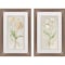 Homeroots Set Of Two Tulip And Iris Gold Framed Wall Art, 2PK 649163 - alternate 1