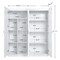 Manhattan Comfort 2-Piece Cornelia Storage Closet 1.0 and 2.0 in White 2-23BC-WH - alternate 3