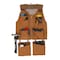 Bucket Boss Tool Apron, Tool Apron, Brown, Canvas, 14 Pockets 80400 - alternate 3