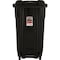 Rubbermaid 50 Gal. Black Wheeled Trash Can with Lid FG285100BLA - alternate 2