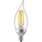 Signify Ultra Definition 75W Equivalent Soft White BA11 Adjstbl Base, E12&E26 LED Decorative Light Bulb, 3PK 564492 - alternate 2