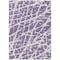 Homeroots 3' X 5' Purple and White Abstract Washable Non Skid Indoor Outdoor Area Rug 559310 - alternate 5