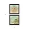 Homeroots Set Of Two The Sea I and Sea II 1 Black Framed Print Wall Art, 2PK 408050 - alternate 2