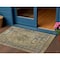 Homeroots 3' X 5' Artichoke Green And Denim Blue Medallion Washable Indoor Outdoor Area Rug 616040 - alternate 1