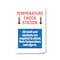 Signmission Public Safety Sign, Temperature Check Station, 10in X 7in Decal, OS-NS-D-710-25434 OS-NS-D-710-25434 - alternate 1