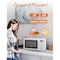 Commercial Chef Counter Top Microwave, 0.7 Cubic Feet CHM770W - alternate 2