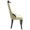 Leisuremod Novara Collection Modern Wooden Dining Chair in Off White Velvet NC20CRF - alternate 3