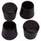 Prosource Furniture Leg Tip, Round, Rubber, Black, 1-1/8 in Dia, 1-5/8 in H FE-50637-PS - alternate 1