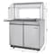 Koolmore 36 in. Commercial Refrigerated Prep Station with Sneeze Guard and Buffet Slide, 6 Pans Storage KM-RBT-36CSFG - alternate 4