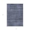 Homeroots 10' X 14' Navy Blue And Gray Striped Washable Indoor Outdoor Area Rug 588105 - alternate 3