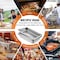 Vevor 4" Deep Stainless Steel Steam Table Pan with Lid 13 L/13.7 Quart Anti-Jam, 4PK CP20X12X4YCTZ4001V0 - alternate 2