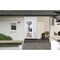Vdomdoors Front Exterior Prehung FiberGlass Door Clear Glass See-through / Manux 8555 White Silk Clear Glass MANUX8555EXD-WS-W36 x H80-LH - alternate 3