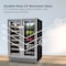 Tcl 5.3 Cu. Ft. 20-Bottle & 78-Can Wine & Beverage Cooler, Dual- Zone, Glass Door, Stainless Steel TRD20B8AS - alternate 4