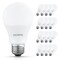 Luxrite A19 LED Light Bulb 75 Watt Equivalent, 2700K Warm White, 1100LM, Non-Dimmable, Standard, 16PK LR21535 - alternate 1