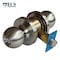 Ecs Hardware Commercial Door Knob Set, 2-3/4 Standard Backest, Satin Chrome, Storeroom, Grade 2 ECSH-CDK201-SS-ST - alternate 2