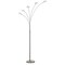 Homeroots 72" Nickel Five Light Led Arc Floor Lamp 526279 - alternate 2