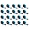 Mytee Products 20Pcs 2 in x 30 ft Heavy Duty Blue Winch Straps Tie Down w/Flat Hook WLL# 3,333 lbs, 20PK WS230Bx20 - alternate 1