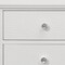 Homeroots 24" White Wood Shagreen Two Drawer Nightstand 478605 - alternate 4