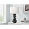Monarch Specialties Lighting, 26''h, Table Lamp, Black Ceramic, Ivory / Cream Shade, Contemporary I 9763 - alternate 1