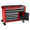 Proto 550 Series Rolling Tool Cabinet, 7 Drawer, Red/Gray, Steel, 50 in W x 25-1/4 in D x 41 in H J555041B-7SG-1S - alternate 2