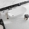 Apollo Tile Marmor 12x12 Polished White Calacatta Gold Marble Penny round Mosaic Wall and Floor Tile, 5PK APLTRK8801A - alternate 2
