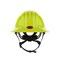 Jsp Full Brim Safety Helmet, HDPE Shell, 4-Point Chinstrap, 6-Point Suspension and Wheel Ratchet Adj. 280-EV6262-CH-LY - alternate 3