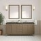 James Martin Vanities Chicago 72" Double Vanity, Walnut Whisper, w/ 3 CM Phantome Eclos Top 503-V72-WLW-3PHT - alternate 2