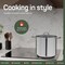 Emporio Kitchen Stainless Steel 20QT Stockpot with Glass Lid, Even-Heat Base, Riveted Handles, Oven Safe EMPKSSTKP20 - alternate 2