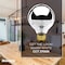 Bulbrite 100-Watt G25 Incandescent Light Bulb Medium Base (E26) Half Chrome 2700K, 6PK 862024 - alternate 3