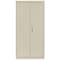 Sandusky Lee Combo Storage Cabinet, 72 in H, 36 in W, 18 in D, Swing, Keyed, Putty, 4 Shelves CAC1361872-07 - alternate 4