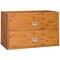 Fireking 2 Drawer, 1 Hr Fire & impact rated, 44" wide lateral Knotty Pine 2-4422-CKP - alternate 1