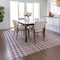 Homeroots 3' X 5' Purple Green And Ivory Plaid Washable Indoor Outdoor Area Rug 601506 - alternate 3