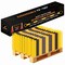 Xpose Safety Retractable Cone Bar Black/Yellow, 72in to 120in Length, 720PK CBY72/120-FP720-X - alternate 1