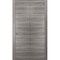 Sartodoors Sliding Closet Bi-fold Doors, Planum 0010 Ginger Ash, Sturdy Tracks Moldings Trims Hardware Set, Wo PLANUM0010BF-GA-64 x 84 (2* 32x84) - alternate 1