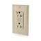 Leviton 20 Amp SmartlockPro GFCI Receptacle/Outlet, Hospital Grade, Tamper-Resistant - Ivory GFTR2-HGI - alternate 2