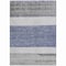Homeroots 8' X 10' Denim Blue Ivory And Gray Abstract Washable Indoor Outdoor Area Rug 615263 - alternate 2