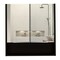 Homeroots 24" Black Wood Floating Double Door Bathroom Vanity And Medicine Cabinet With Mirror 478203 - alternate 2
