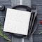 Smarty Had A Party White with Silver Dots Paper BeverageCocktail Napkins 600 Napkins, 600PK 2293-CASE - alternate 3
