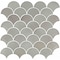 Daltile Miramo 3'' Ceramic Fan Wall Mosaic, 10PK MR45FAN3MBMSGL - alternate 3