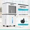 Edendirect 30 pt. 3,000 sq.ft. Dehumidifier for Basement in White with Bucket, Drain Hose, with Timer ZROL12-D023F - alternate 2