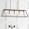 Jonathan Y Floyd 38" 5-Light Bohemian Farmhouse Iron Adjustable LED Pendant, Grey/Brass Gold JYL7521C - alternate 3
