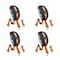 Mytee Products 2in x 9ft Ratchet Tire Strap w/ Swivel J Hooks & Rubber Pads, 4PK RST-209SHRB-HD-ORx4 - alternate 3